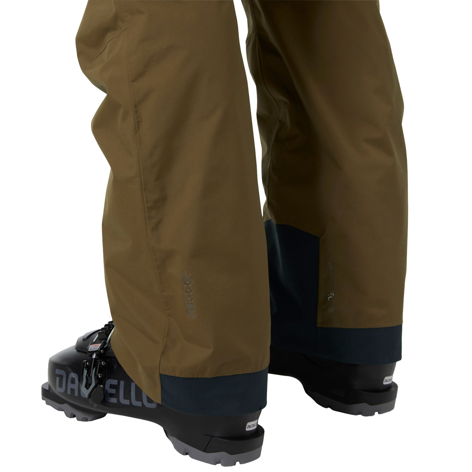 Helly Hansen Sogn Bib Cargo, calças de esqui, masculino, marrom