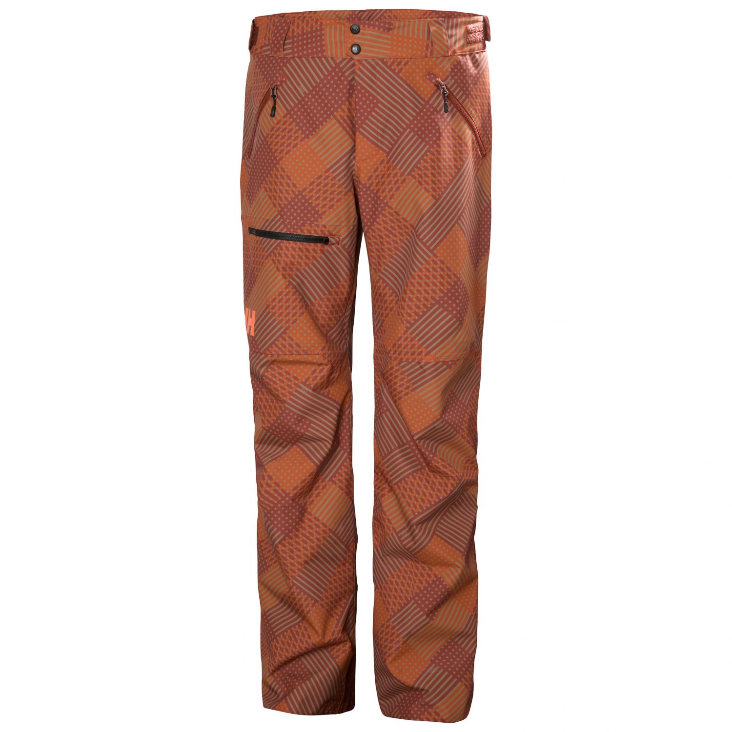 Helly Hansen Sogn Cargo, calças de esqui, masculino, marrom