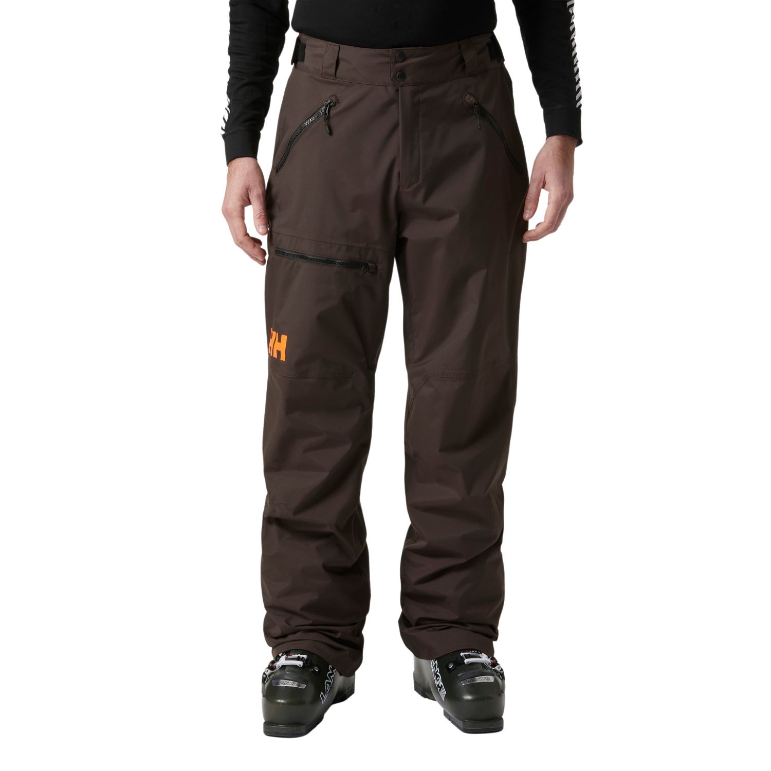 Helly Hansen Sogn Cargo, pantaloni da sci, uomo, marrone scuro