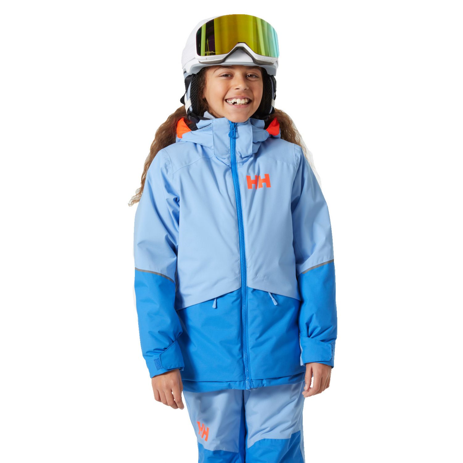 Helly Hansen Stellar, veste de ski, junior, bleu clair