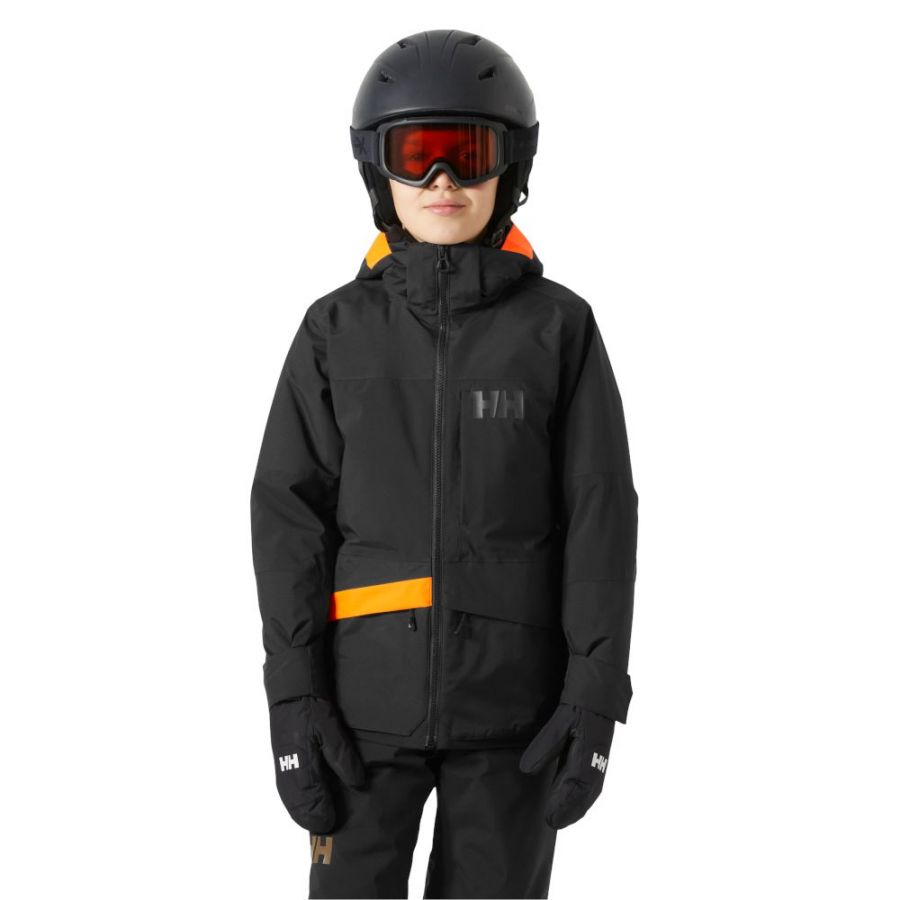Helly Hansen Summit 2.0, laskettelutakki, junior, musta