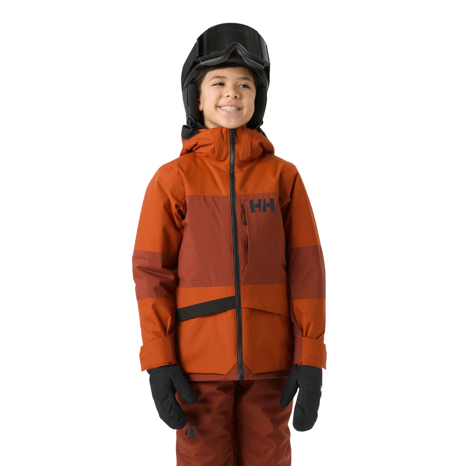 Helly Hansen Summit 2.0, skijakke, junior, brun