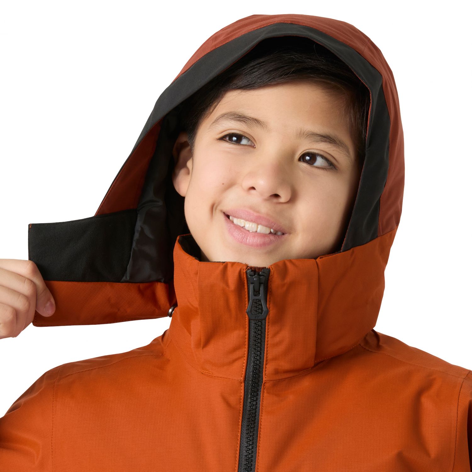 Helly Hansen Summit 2.0, veste de ski, junior, marron