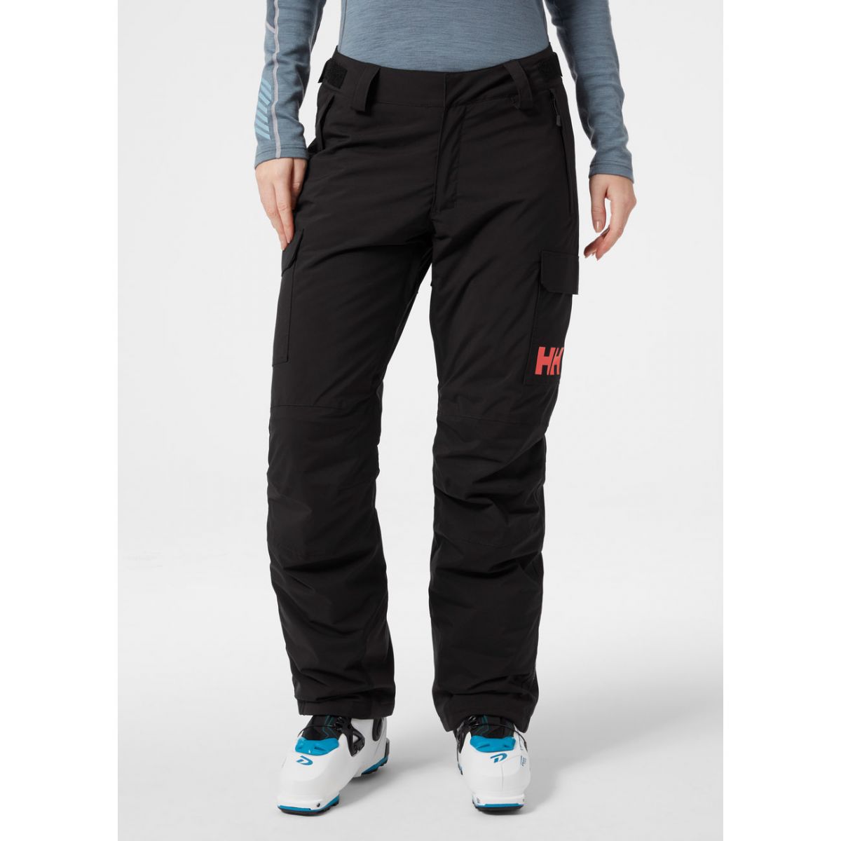 Helly Hansen Switch Cargo Insulated, spodnie narciarskie, damskie, czarne