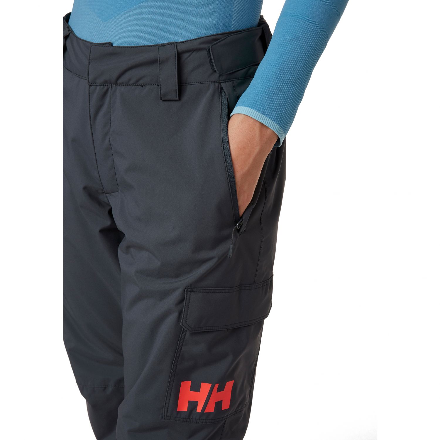 Helly Hansen Switch Cargo Insulated, spodnie narciarskie, damskie, szary