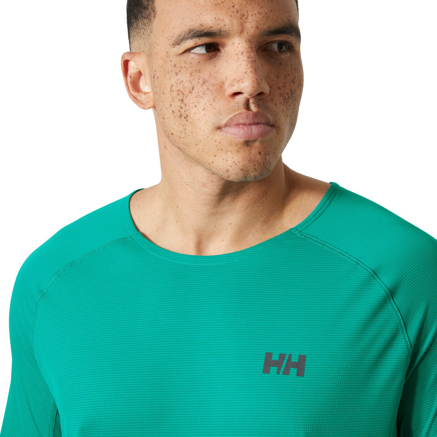 Helly Hansen Trail LS camiseta, hombre, verde