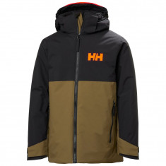 Helly Hansen Traverse, ski jacket, junior, sepia