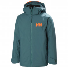 Helly Hansen Traverse, ski jas, junior, donkergroen