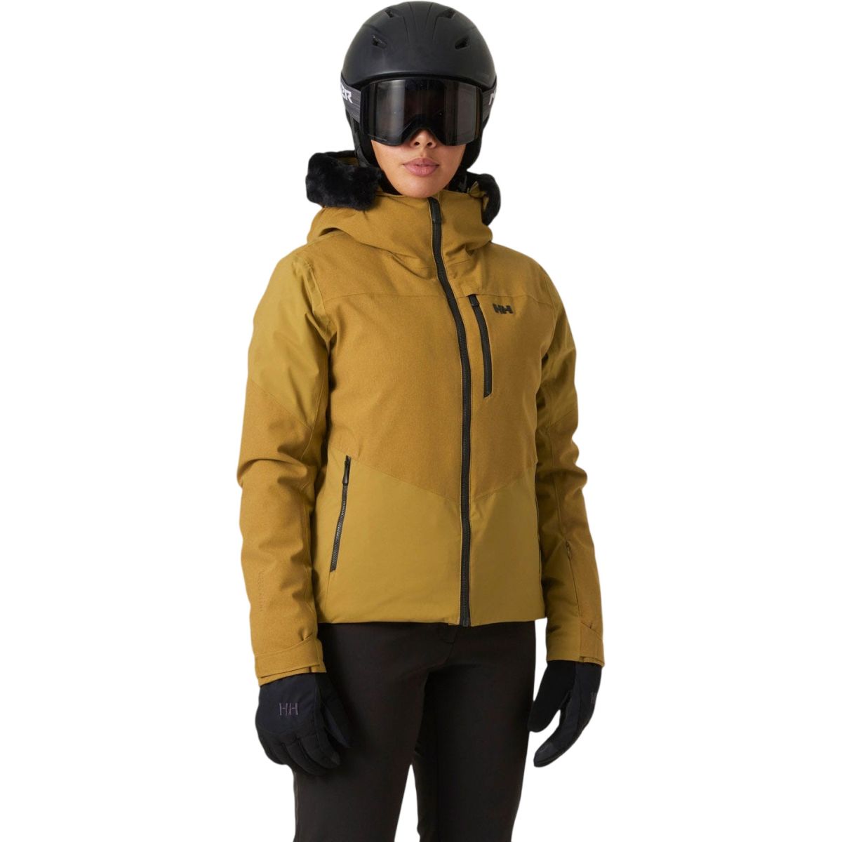 Helly Hansen Valdisere 2.0, lyžařská bunda, dámská, zlatá