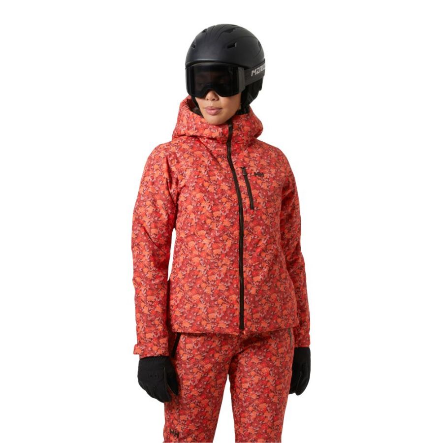 Helly Hansen Valdisere 3.0 lyžiarska bunda, dámska, červená