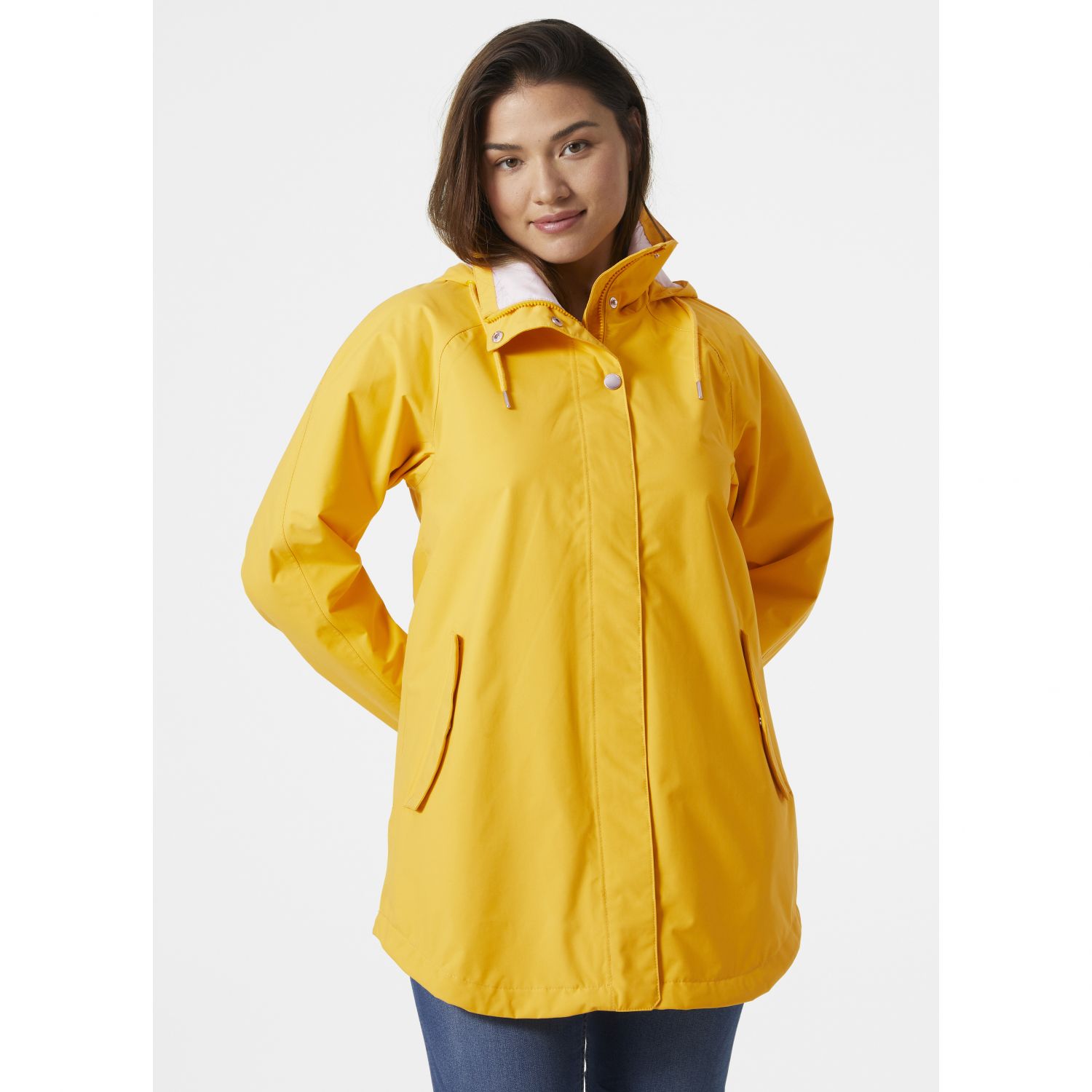 Helly Hansen Valentia, impermeabile, donna, giallo