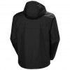 Helly Hansen Vancouver, jaqueta de chuva, masculino, preto