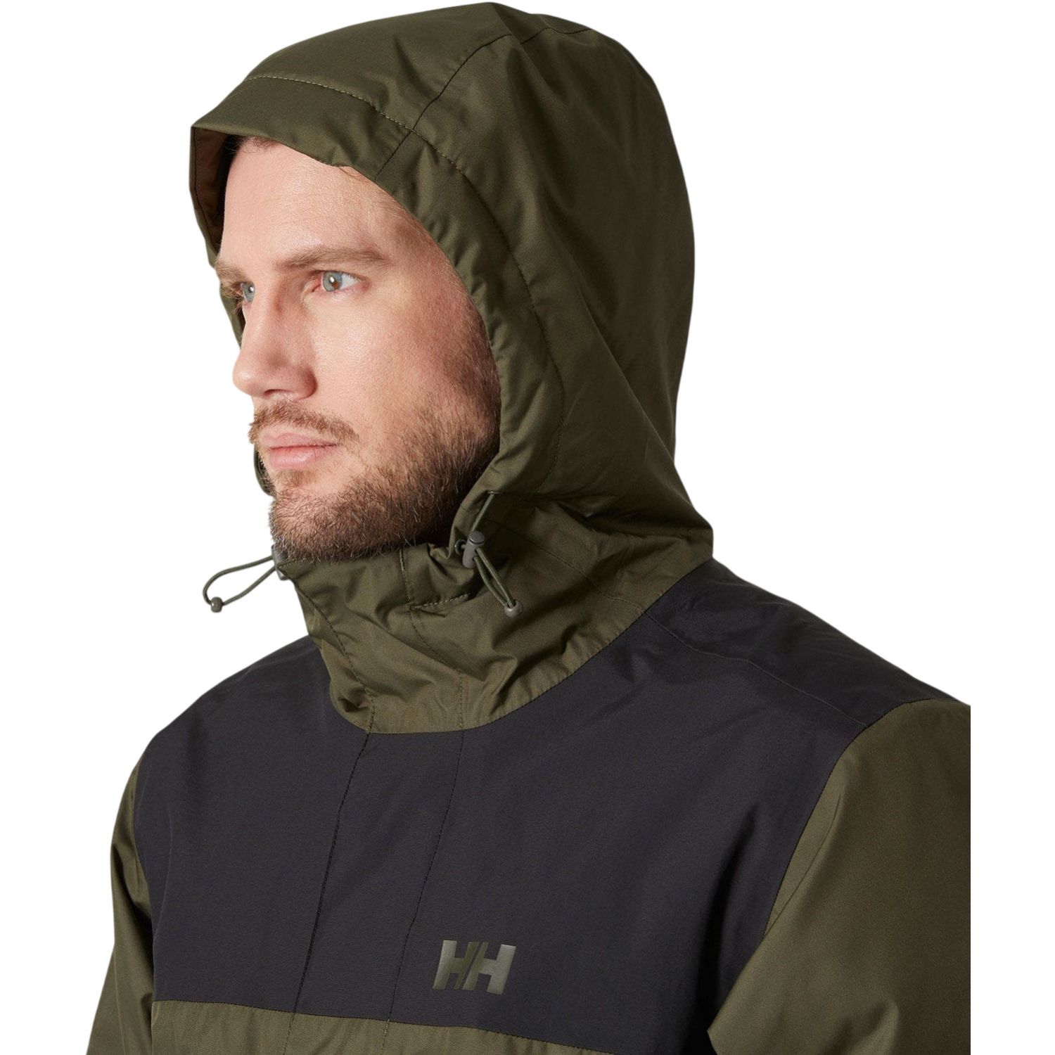 Helly Hansen Vancouver, rain jacket, men, utility green