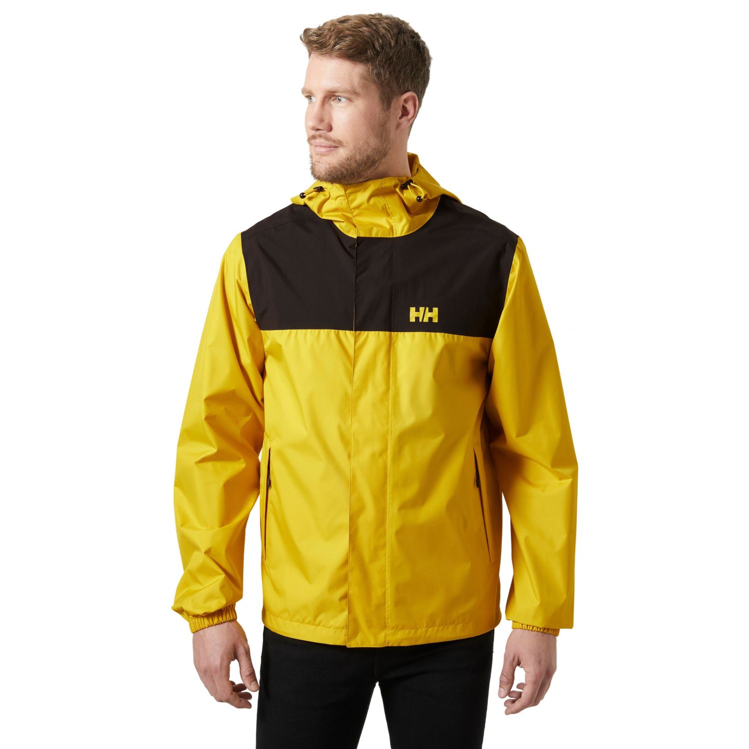 Helly Hansen Vancouver, rain jacket, men, gold rush