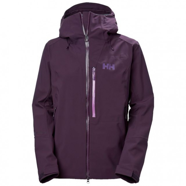 Helly Hansen Verglas Backcountry, hardshell jacket, women, amethyst