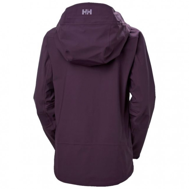Helly Hansen Verglas Backcountry, hardshell jacket, women, amethyst