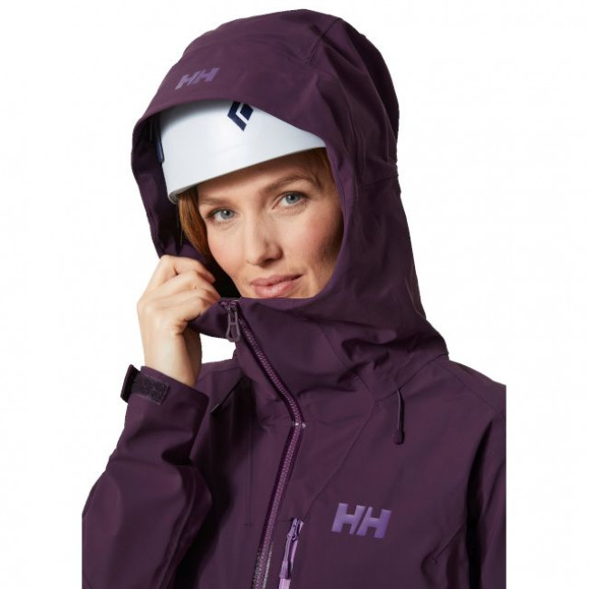 Helly Hansen Verglas Backcountry, hardshell jacket, women, amethyst
