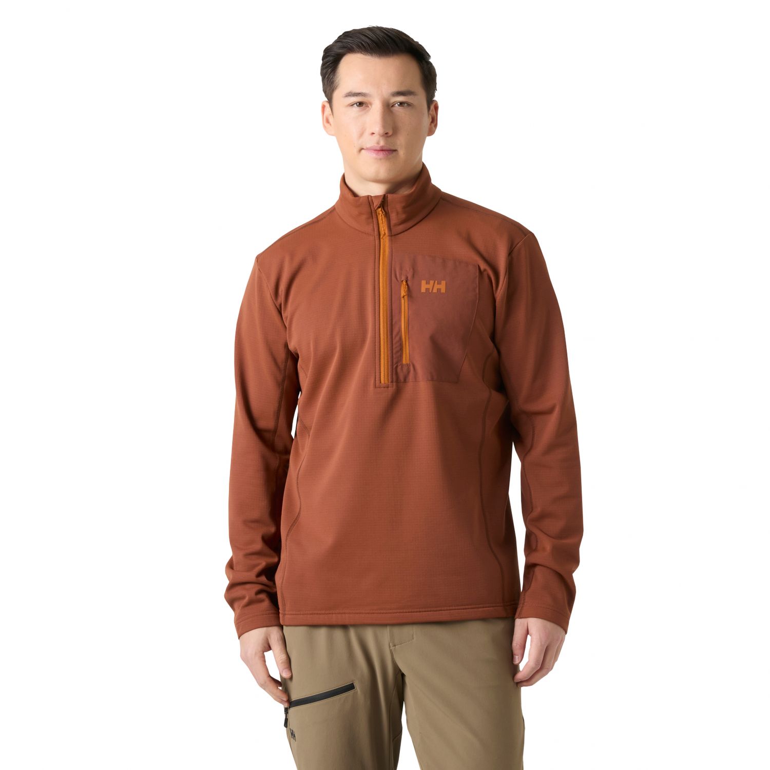 Helly Hansen Versalite 1/2 Zip, Fleecetröja, Herr, Brun
