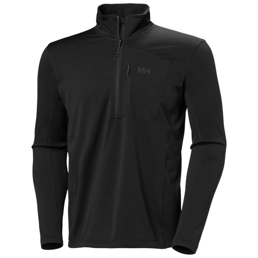 Helly Hansen Versalite 1/2 Zip, fleecetrui, heren, zwart