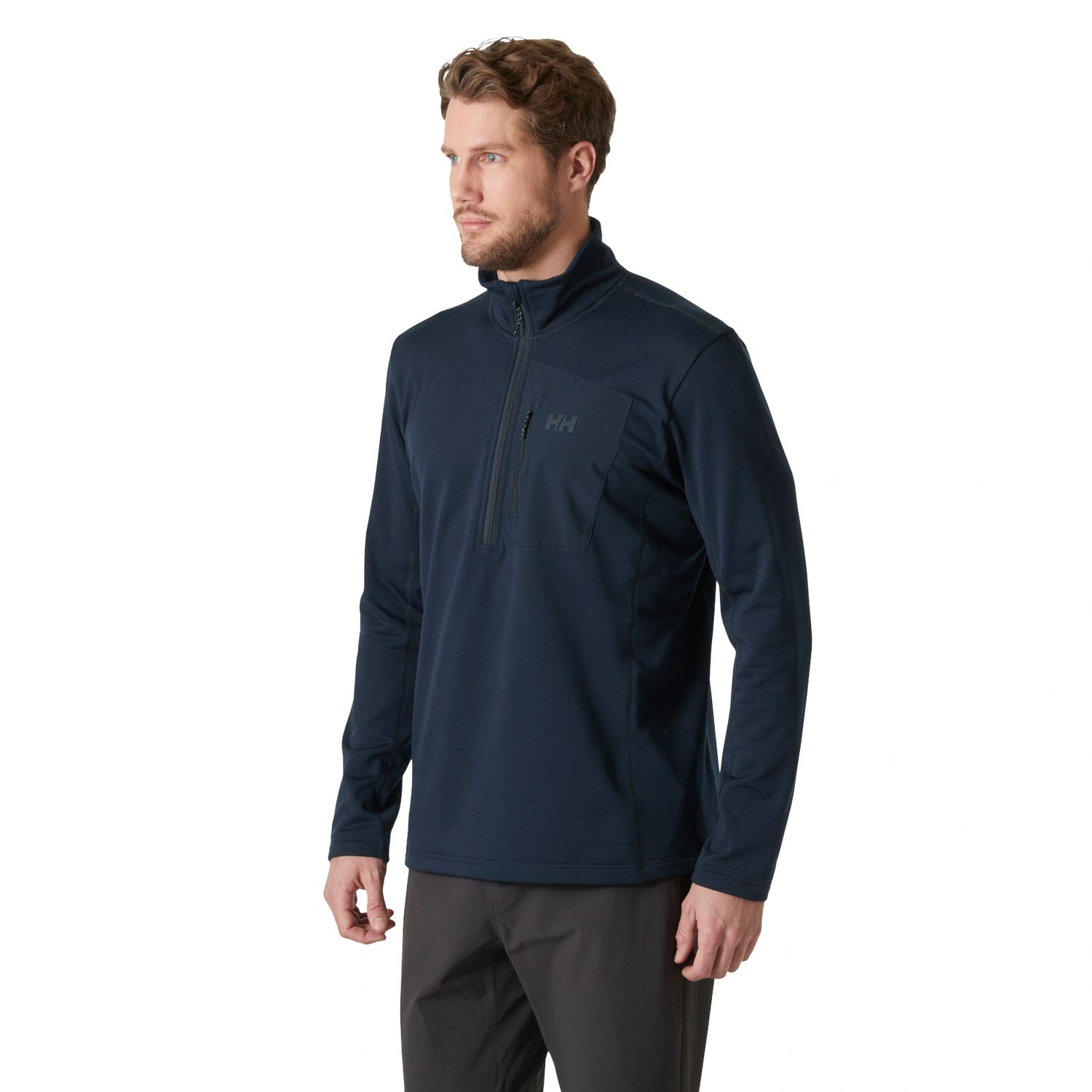 Helly Hansen Versalite 1/2 Zip, fleecová košeľa, pánska, námornícka