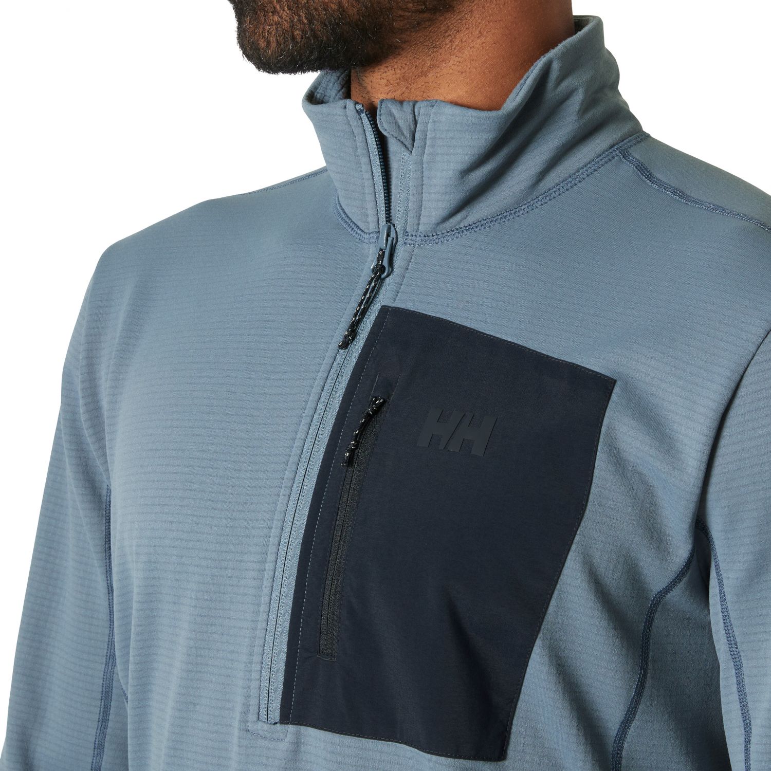 Helly Hansen Versalite 1/2 Zip, fleecový pulóver, pánsky, modrá