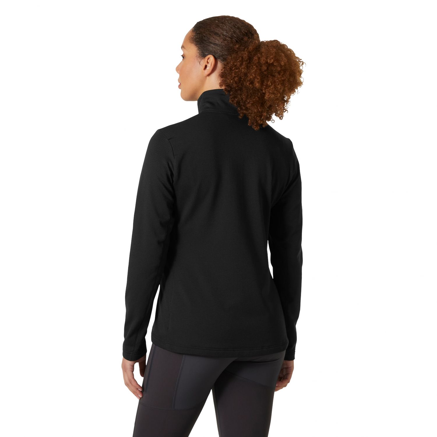 Helly Hansen Versalite 1/2 Zip, flísový pulóver, dámsky, čierna