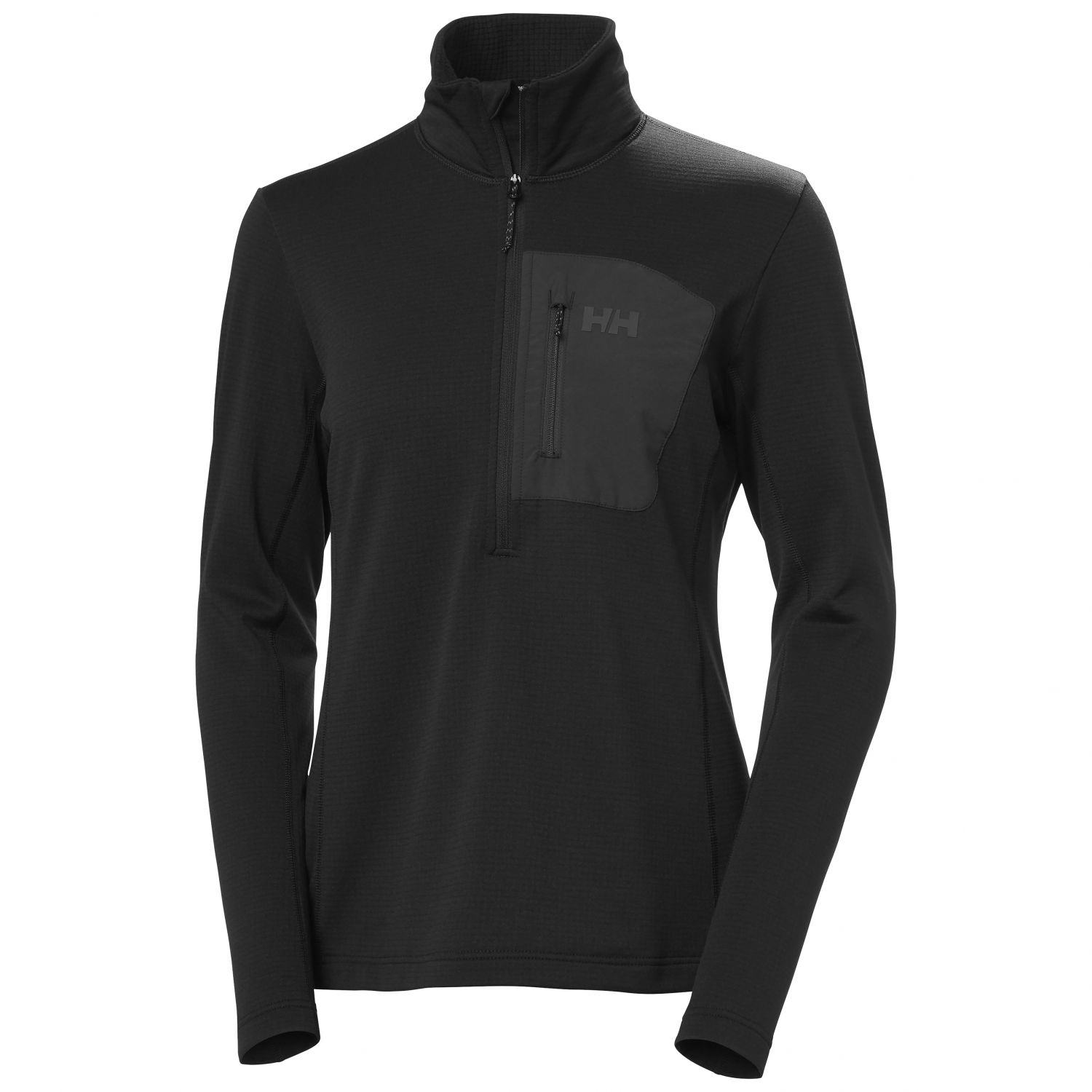 Helly Hansen Versalite 1/2 Zip, maglia in pile, donna, nero