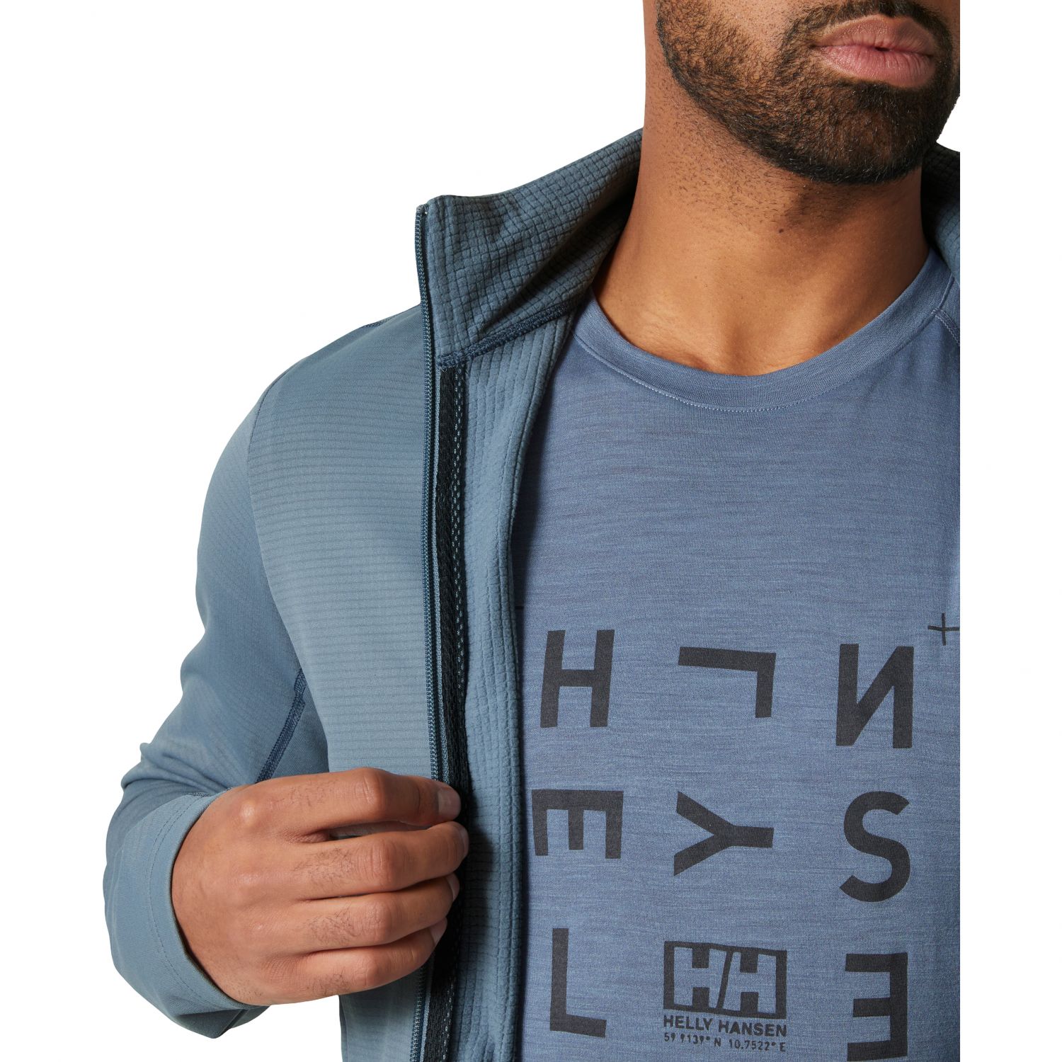 Helly Hansen Versalite, casaco de lã, homem, azul