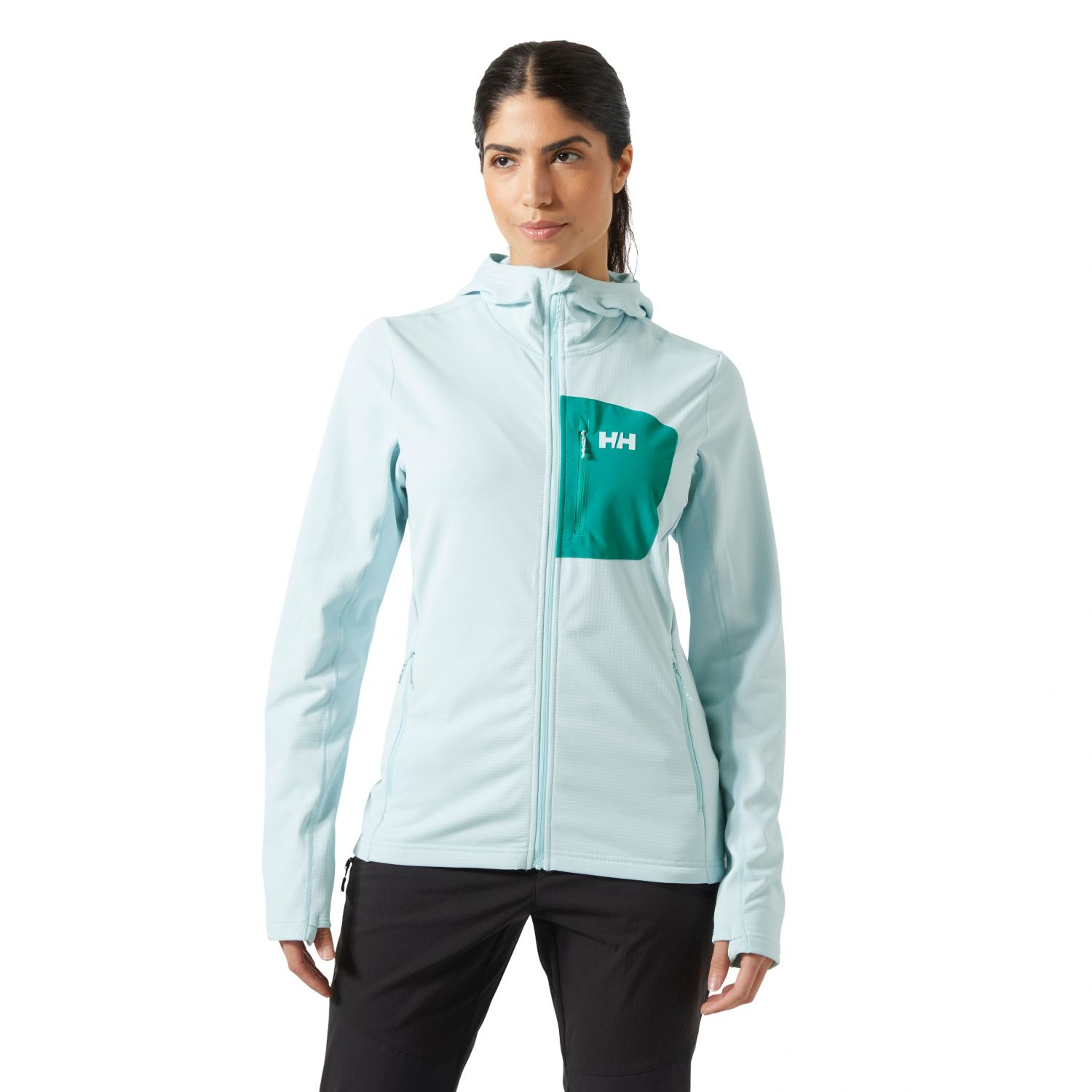 Helly Hansen Versalite Hooded, casaco de lã, senhora, azul
