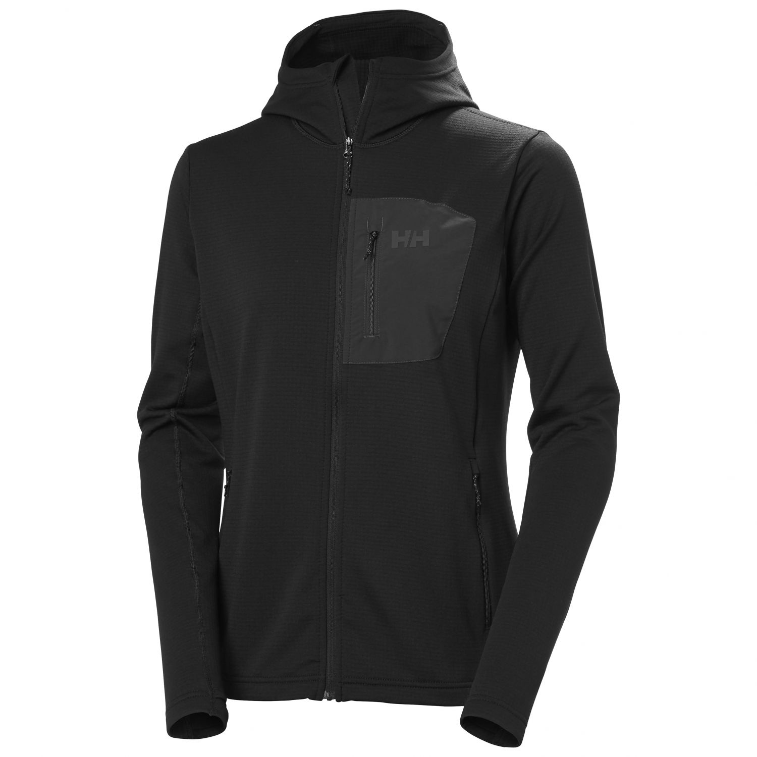 Helly Hansen Versalite Hooded, chaqueta polar, mujer, negro