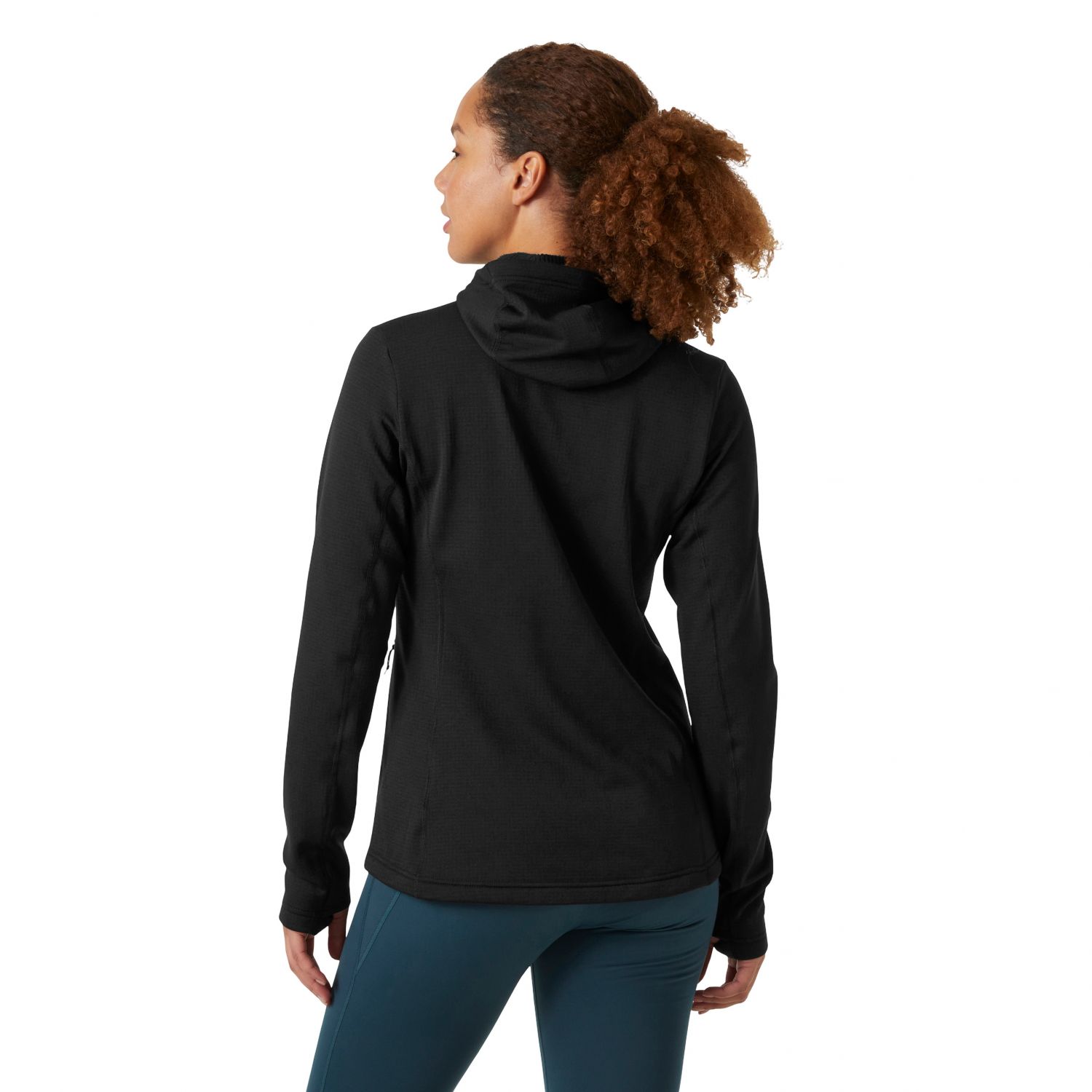 Helly Hansen Versalite Hooded, chaqueta polar, mujer, negro