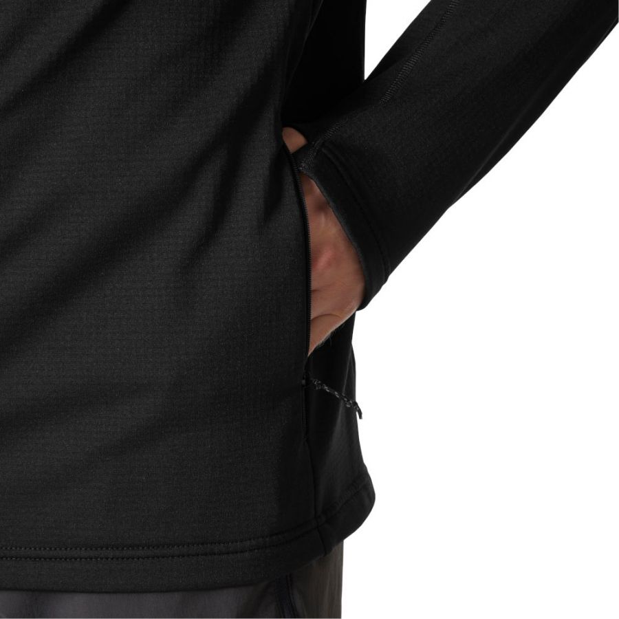 Helly Hansen Versalite Hooded, Fleecejacka, Herr, Svart