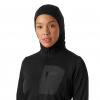 Helly Hansen Versalite Hooded, fleecová bunda, dámska, čierna