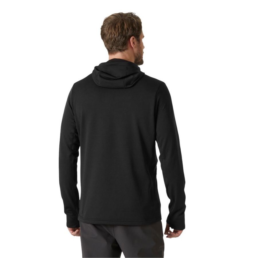Helly Hansen Versalite Hooded, fleecová bunda, pánska, čierna