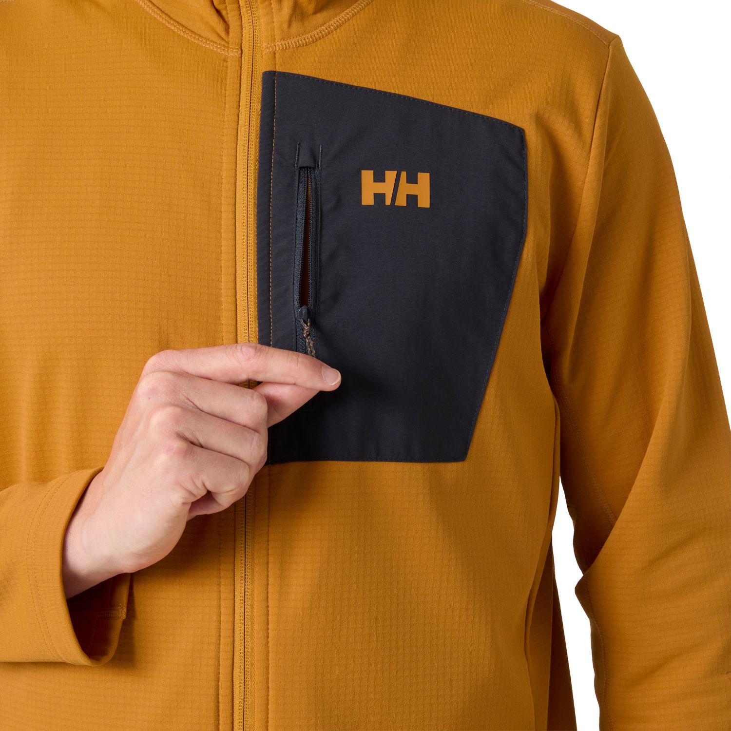 Helly Hansen Versalite Hooded, fleecová bunda, pánska, žltá
