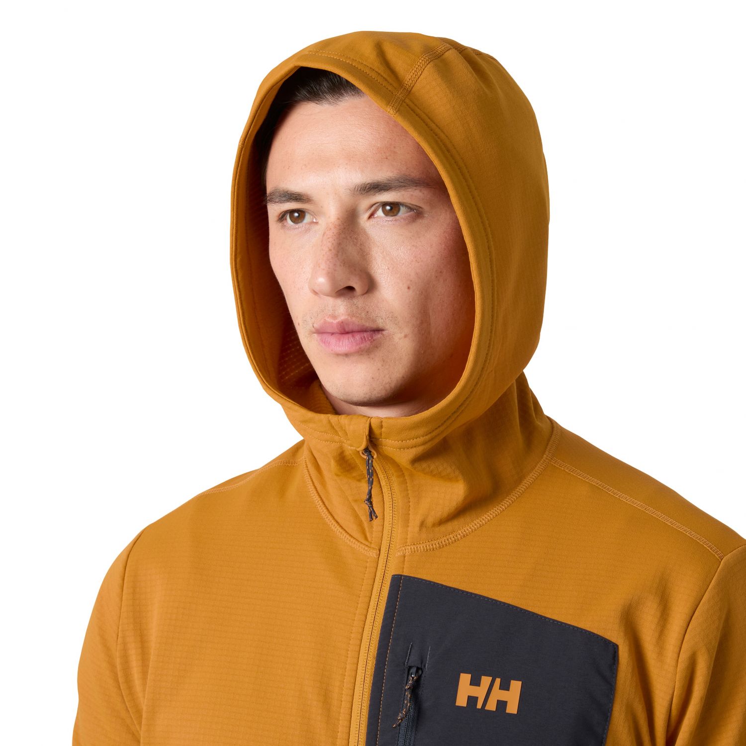 Helly Hansen Versalite Hooded, fleecová bunda, pánska, žltá