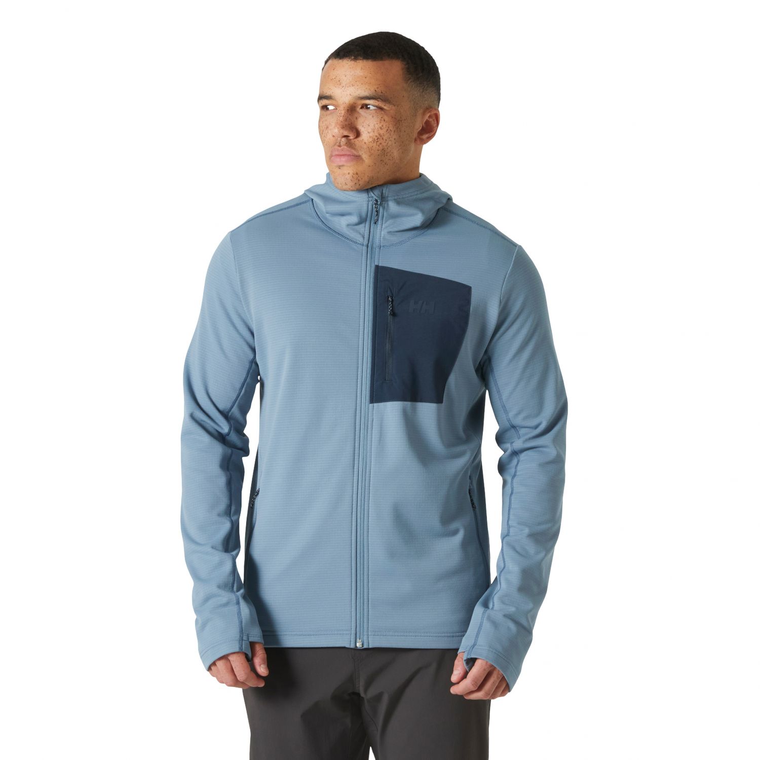 Helly Hansen Versalite Hooded, giacca in pile, uomo, blu