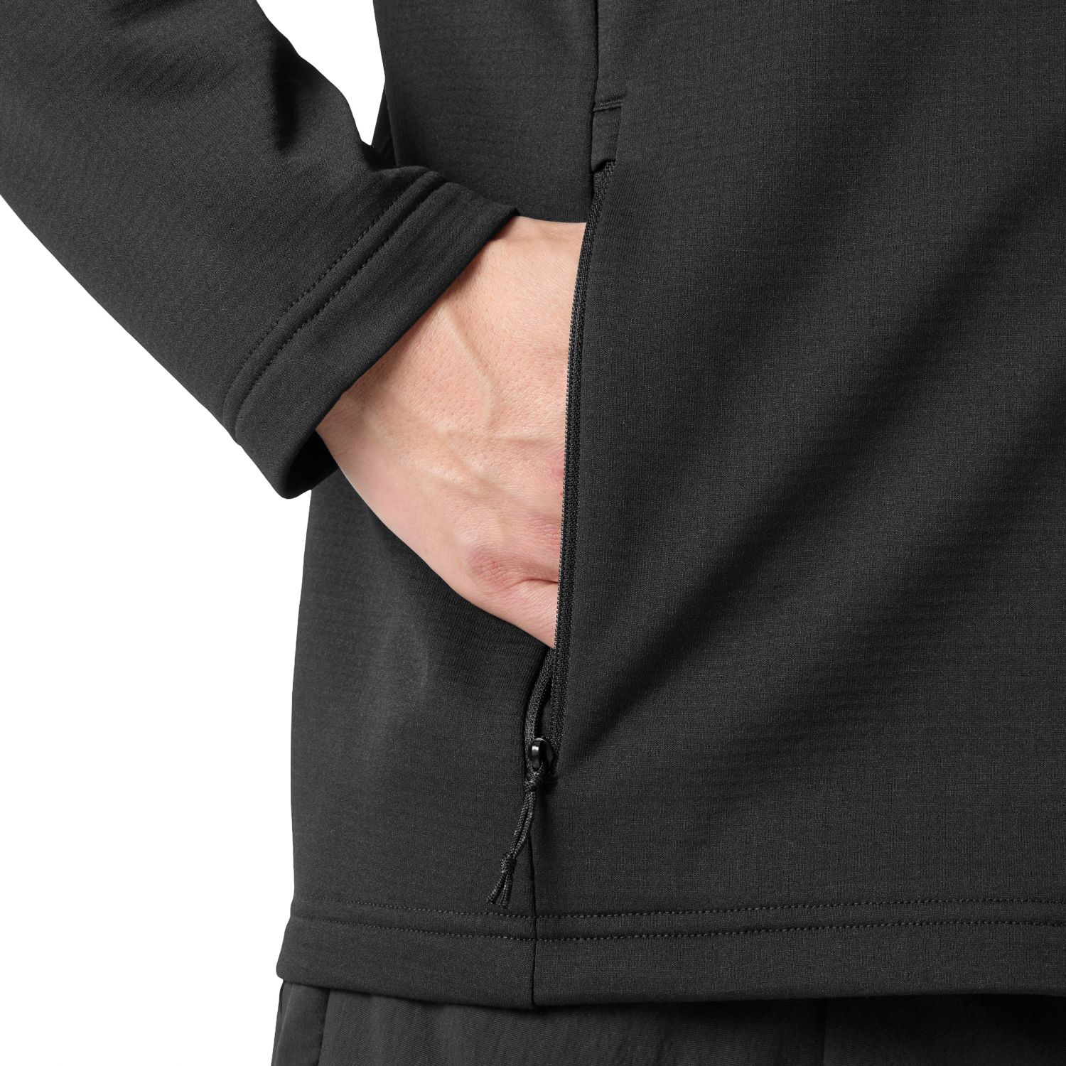 Helly Hansen Versalite, jaqueta de fleece, masculino, preto