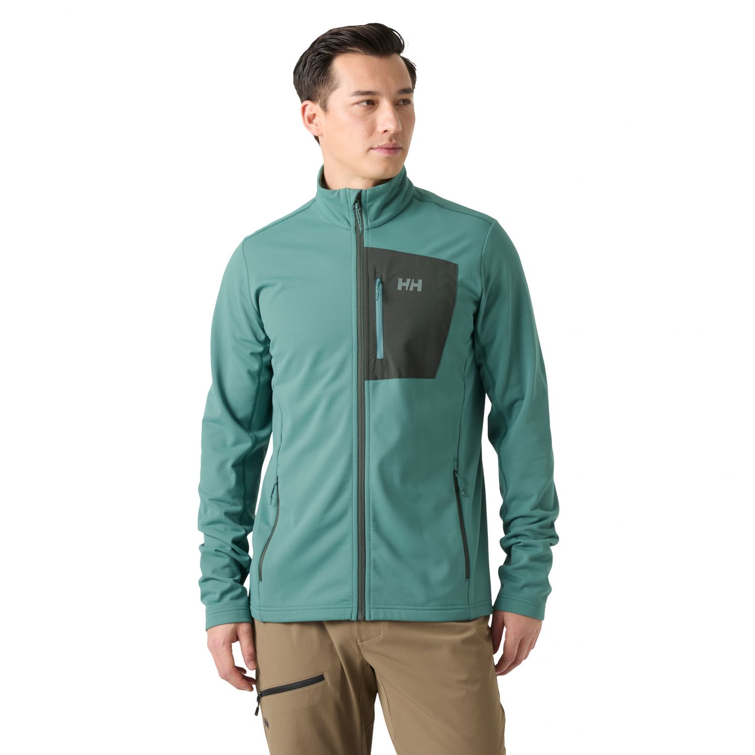 Helly Hansen Versalite, jaqueta de fleece, masculino, verde