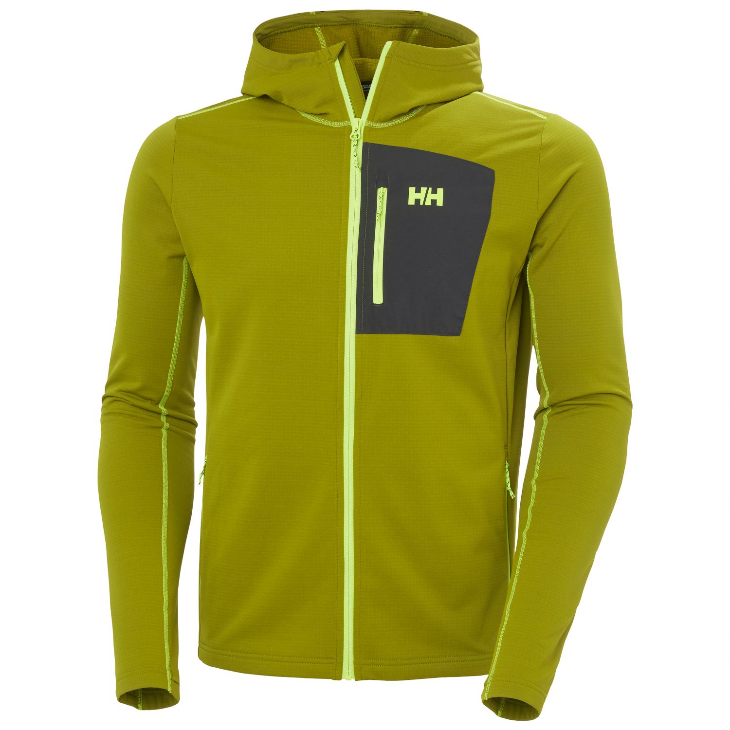 Helly Hansen Versalite kapucnis, fleecedzseki, férfi, zöld