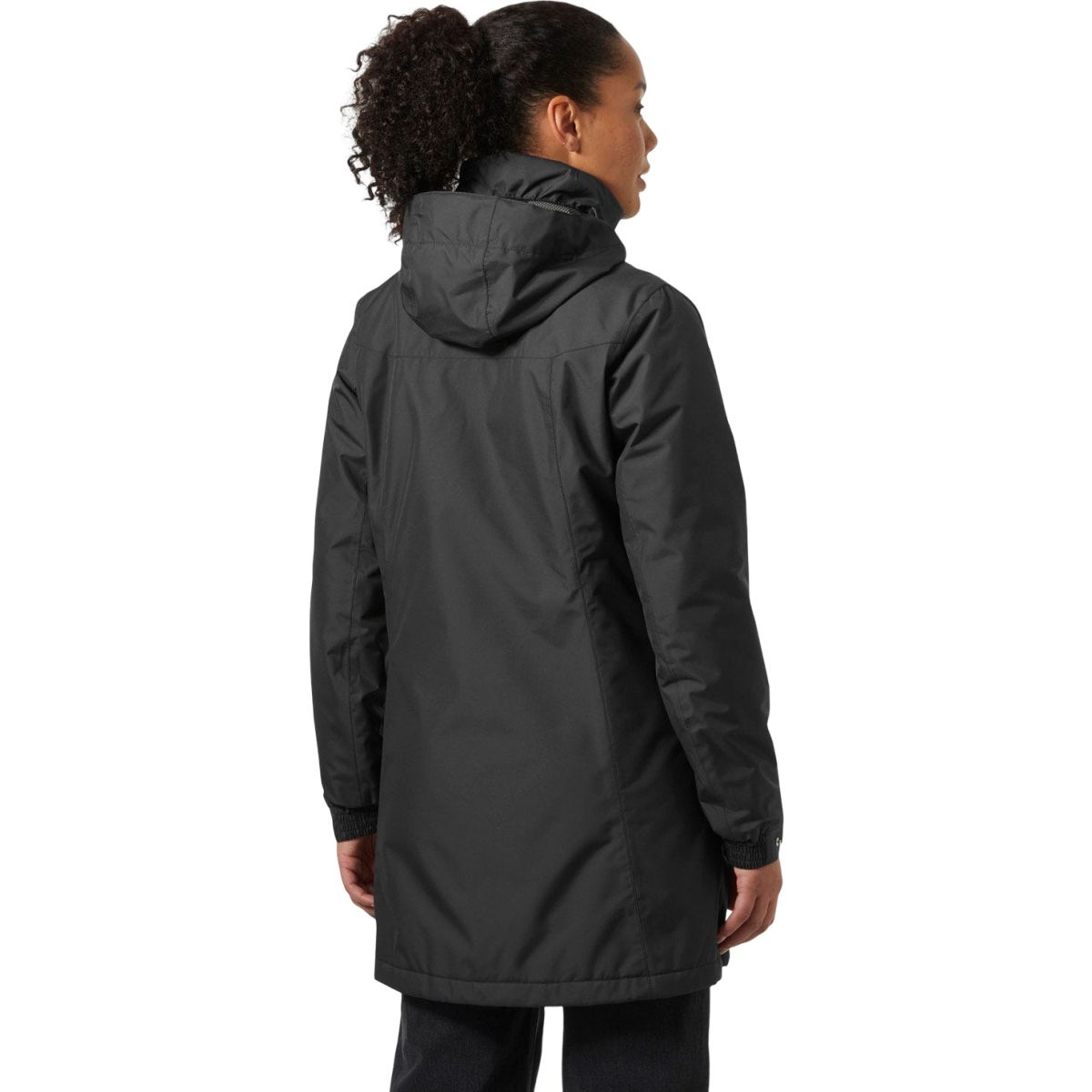 Helly Hansen Aden Long Insulated Regnkåpe, Dame, Black