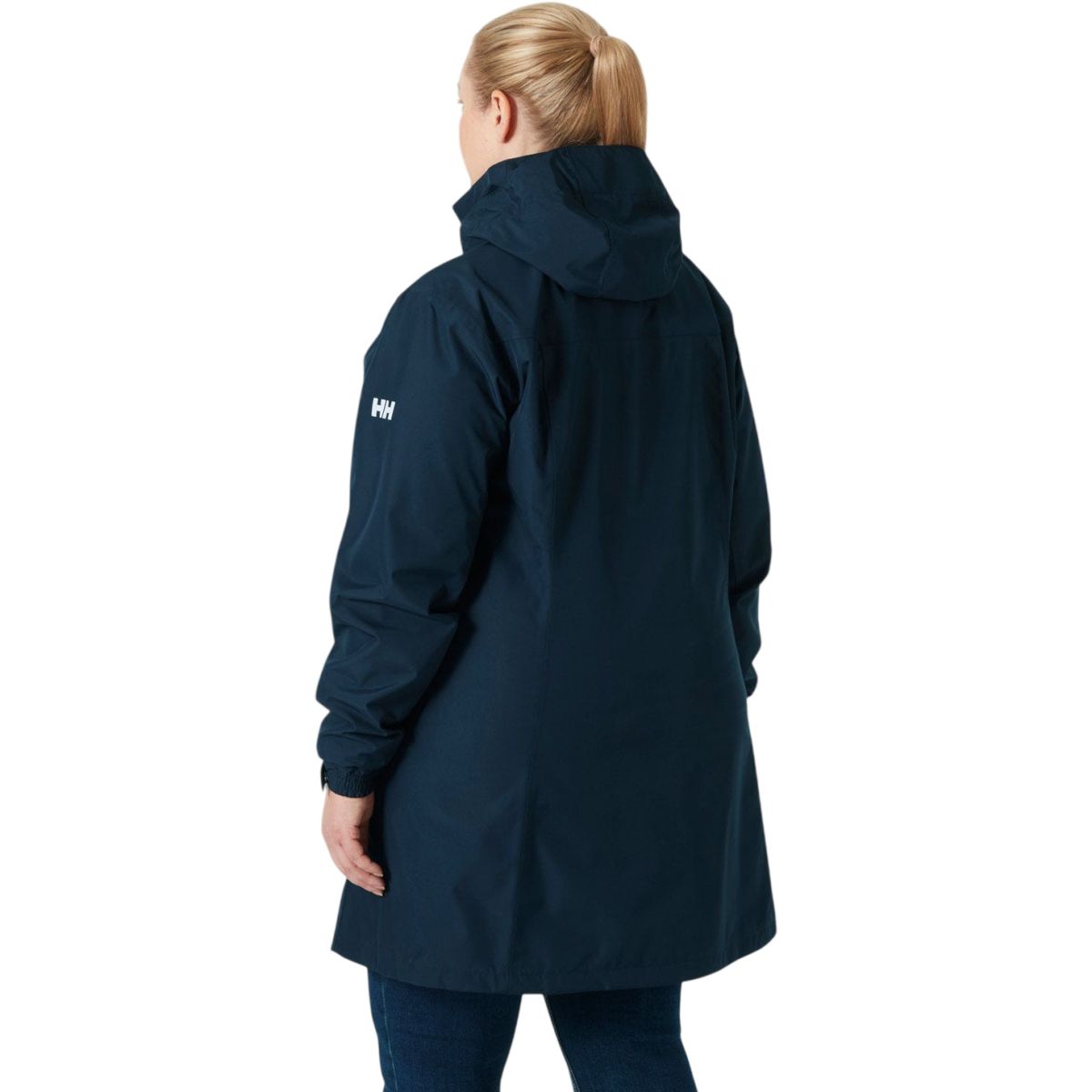 Helly Hansen Aden Long, Rain Jacket, women, navy