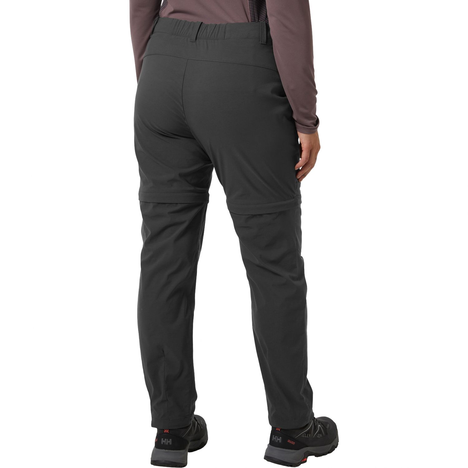 Helly Hansen W Elv Light Zip Off, pantaloni de exterior, femei, gri