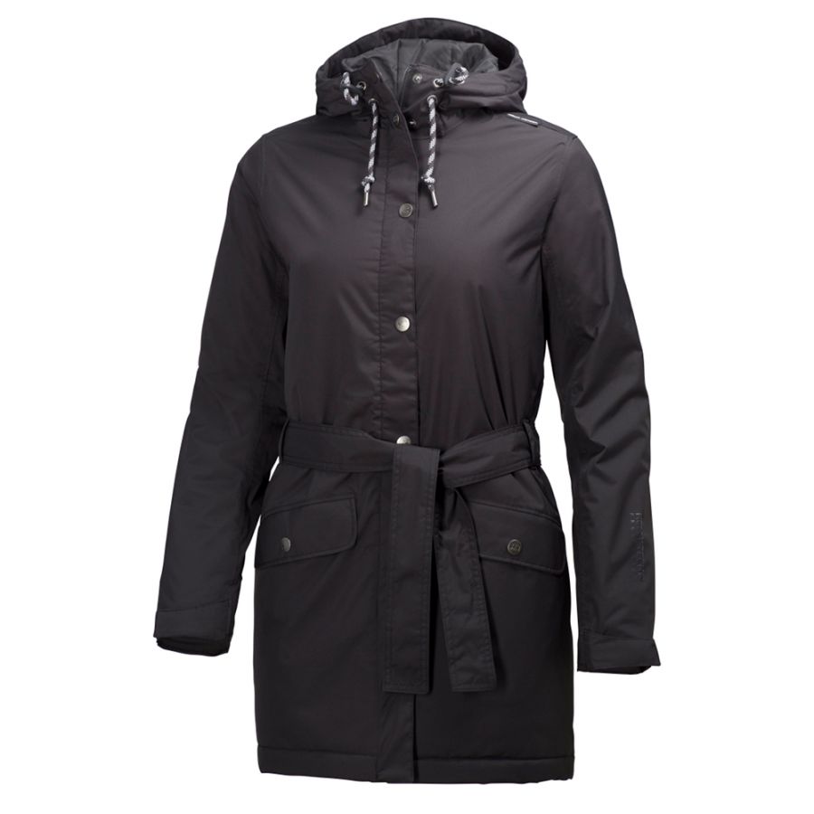 Helly Hansen W Lyness Insulated Coat, dámsky, čierna