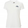 Helly Hansen W Skog Graphic Tee, dámske, biela