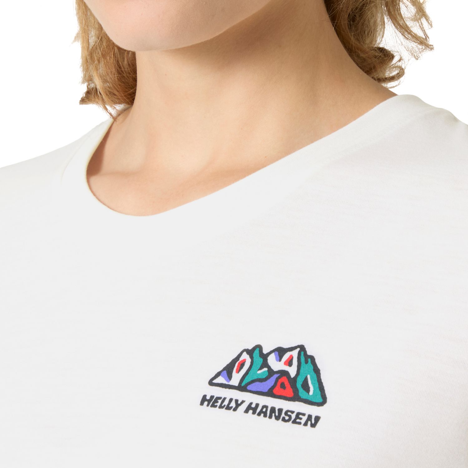 Helly Hansen W Skog Graphic Tee, dámske, biela