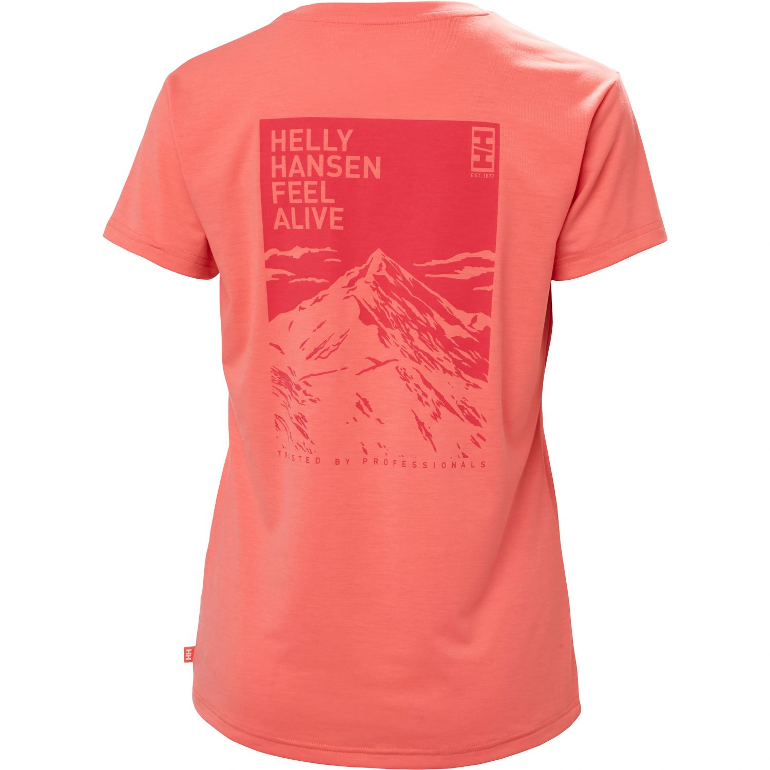 Helly Hansen W Skog Graphic Tee, dámske, ružová