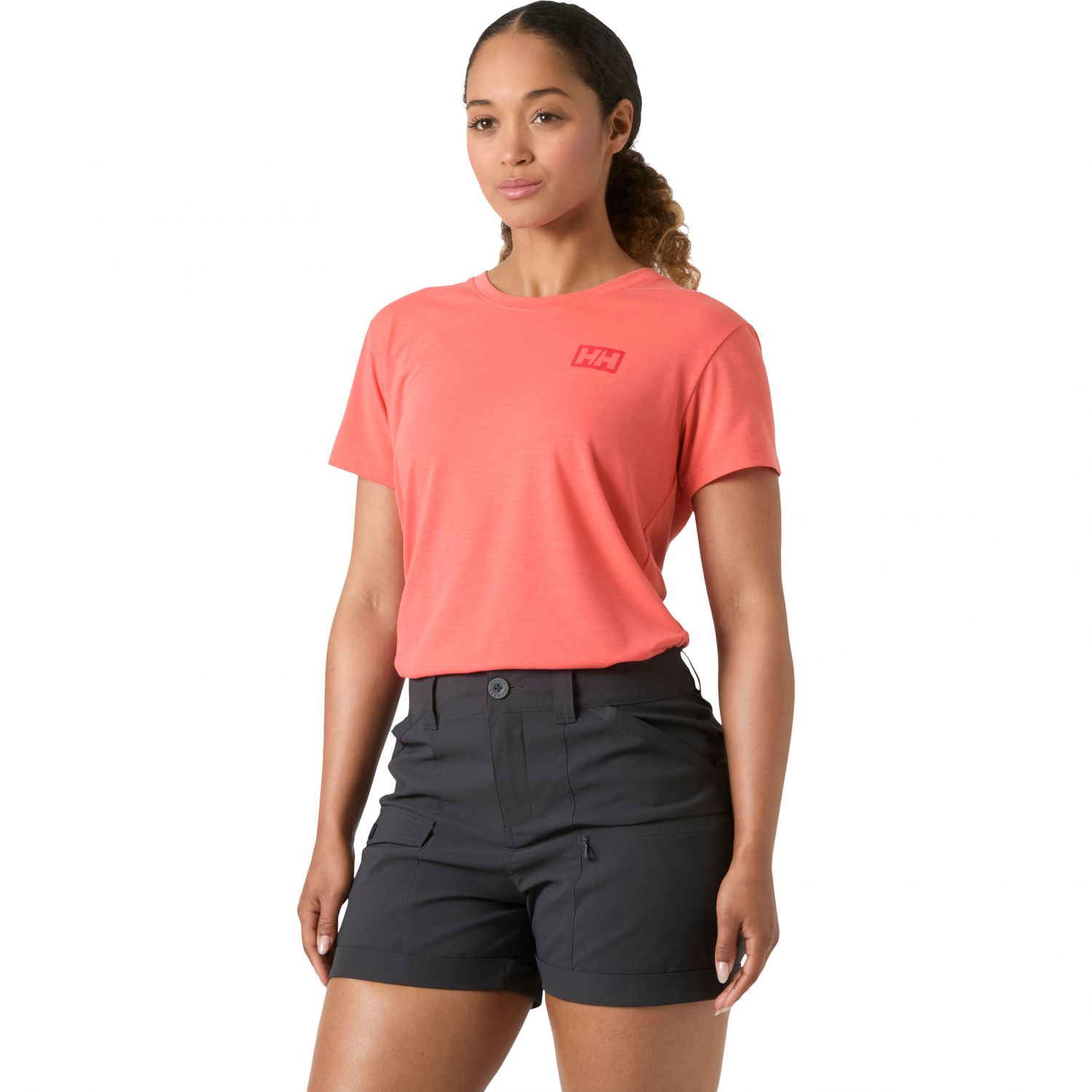 Helly Hansen W Skog Graphic Tee, dámske, ružová