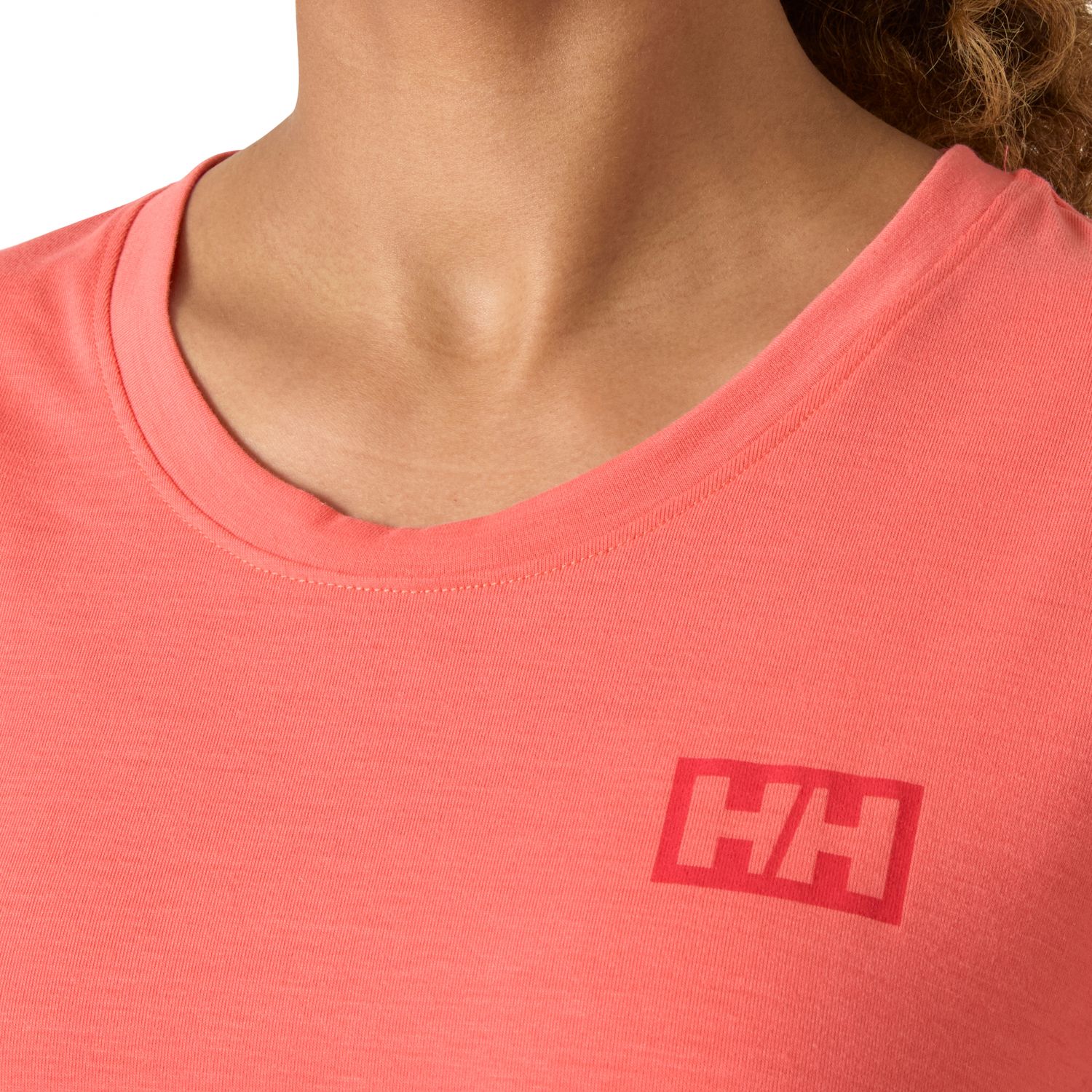 Helly Hansen W Skog Graphic Tee, donna, rosa