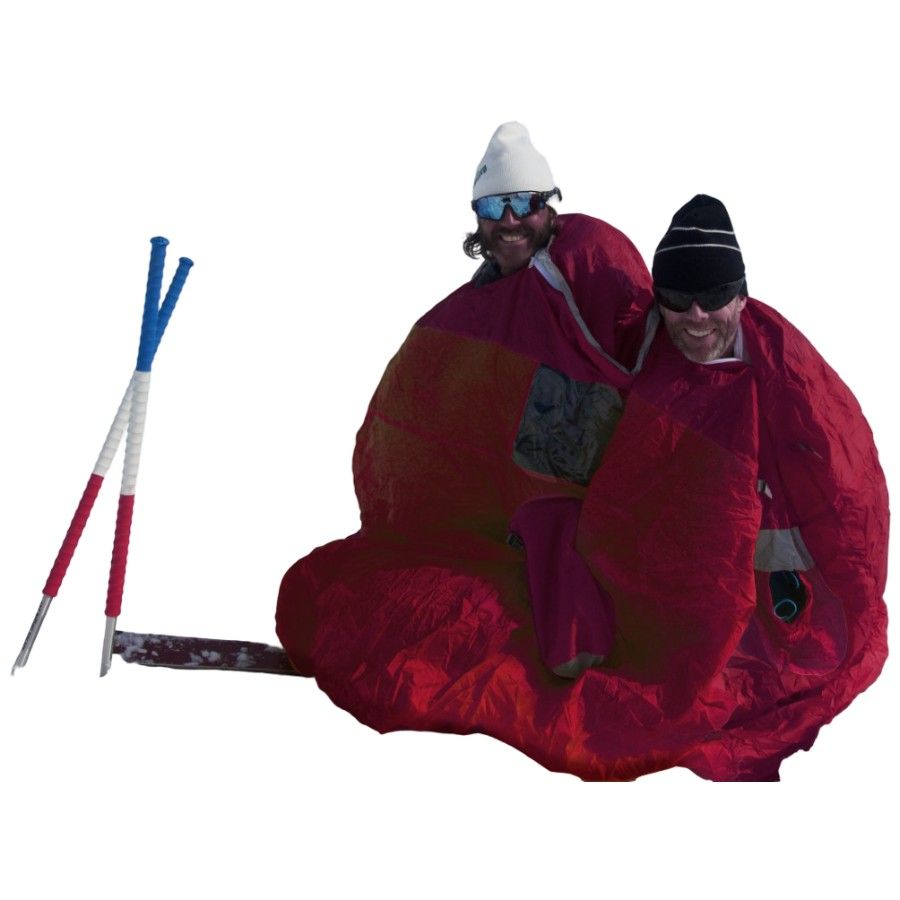 Helsport Blizzard Storm Shelter, Double, Lingonberry Red, OS, protection, rouge